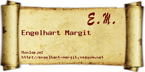 Engelhart Margit névjegykártya